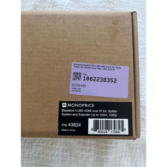 Monoprice Blackbird PRO H.265 HDMI over IP Kit, Splitter System and Extender Up - Picture 4 of 4